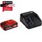 Einhell Genuine PXC 18v Cordless Slim Plus Li-ion Battery 4ah and Charger Einhell Genuine PXC 18v Cordless Slim Plus Li-ion Battery 4ah and Charger